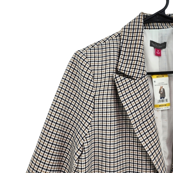 Vince Camuto Women's Poly Stretch Fully Lined Padded Shoulder Blazer - M - Picture 2 of 10